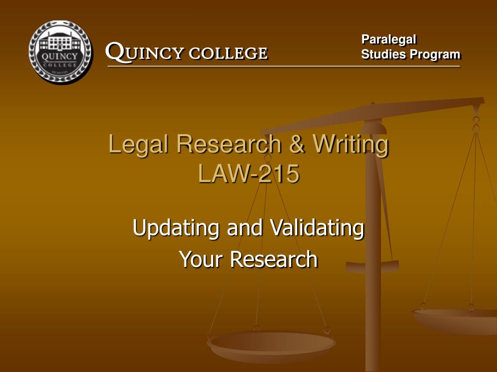 legal research writing and reasoning