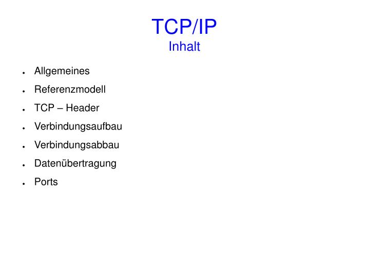 PPT - TCP/IP PowerPoint Presentation - ID:5004064