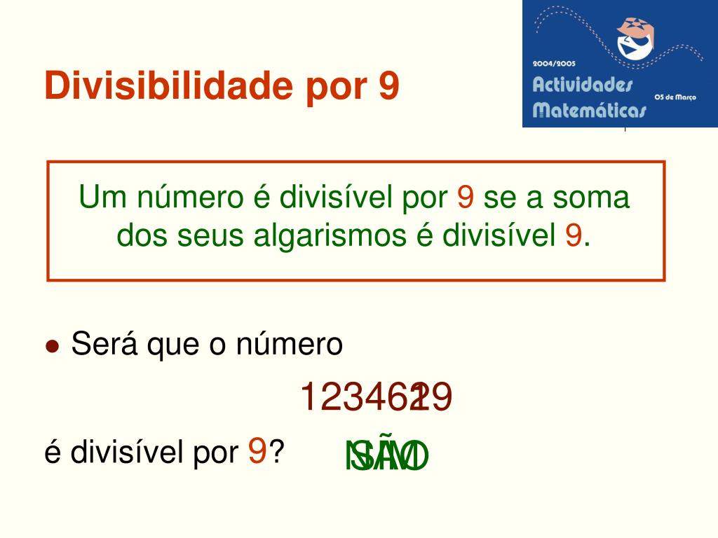 PPT - DIVISIBILIDADE E NÚMEROS PRIMOS Carlos Tenreiro Departamento de ...