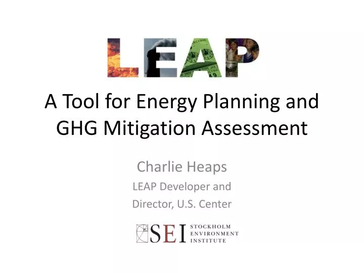 a tool for energy planning and ghg mitigation assessment n.