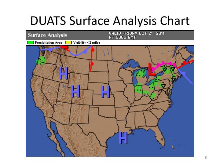 ppt weather charts powerpoint presentation id 5007142 the surface analysis chart depicts