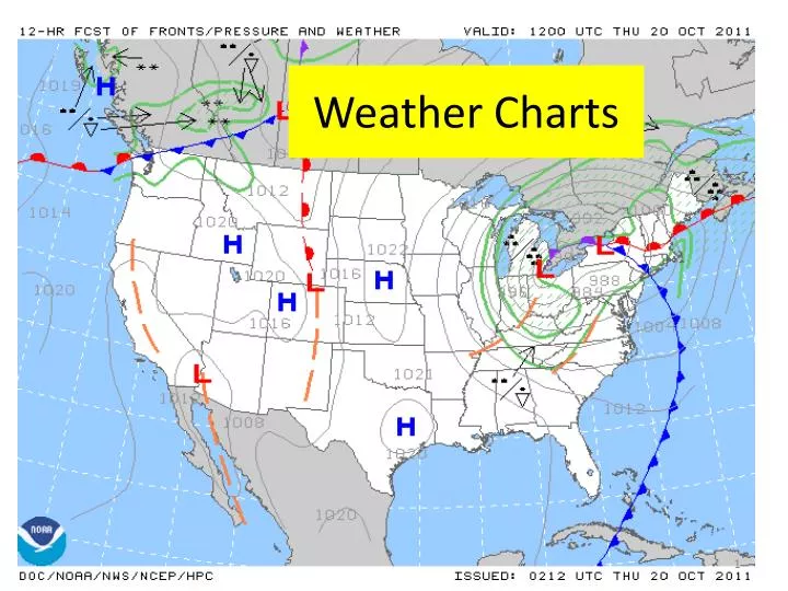 Aviation Weather Surface Analysis Chart