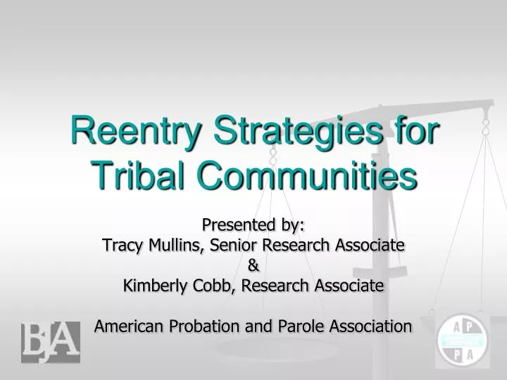 reentry strategies for tribal communities n.