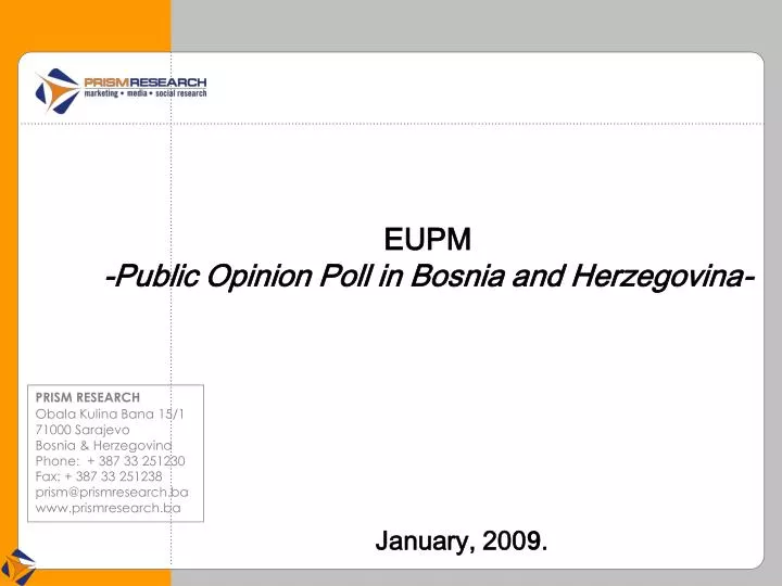 eupm public opinion poll in bosnia and herzegovina n.