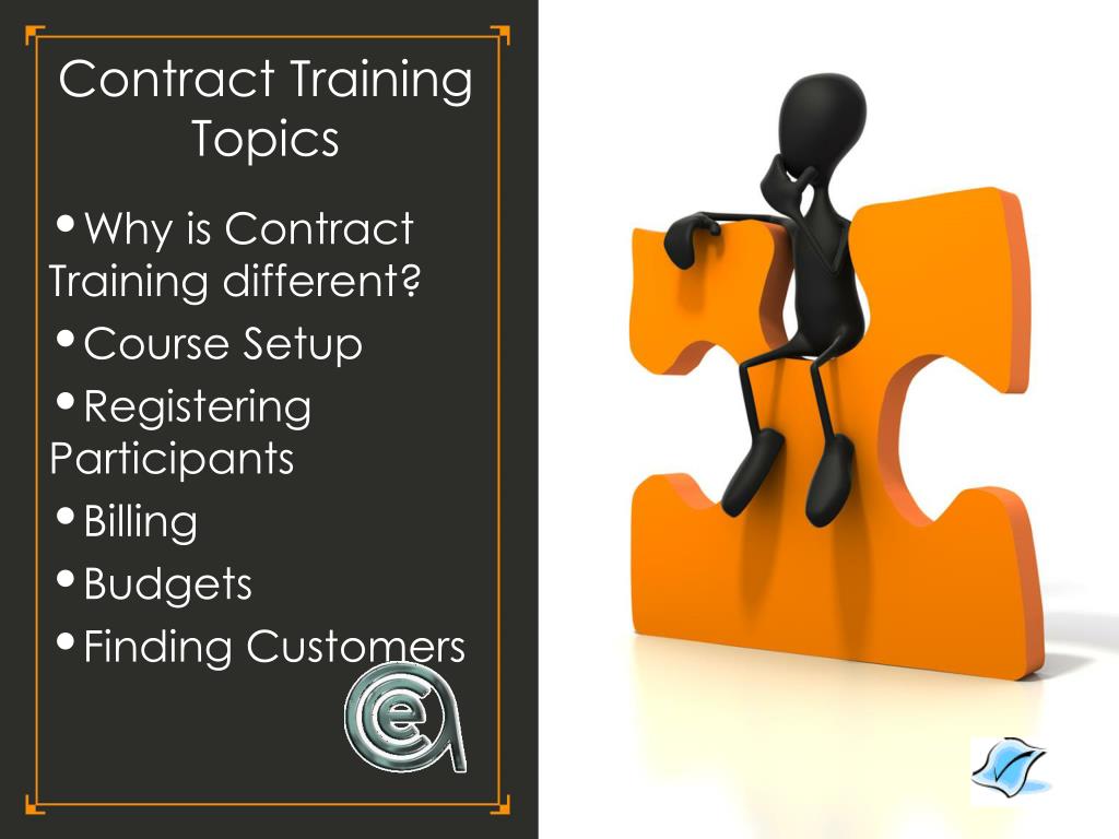training contract presentation topics