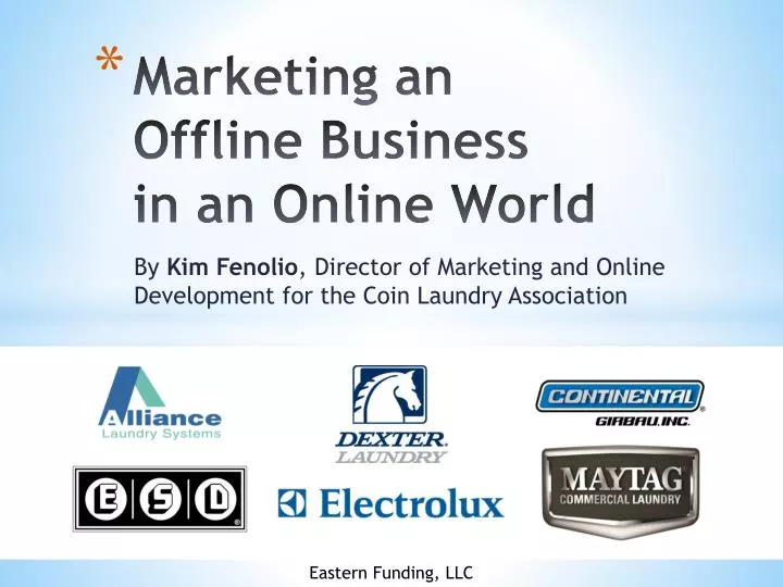 marketing an offline business in an online world n.
