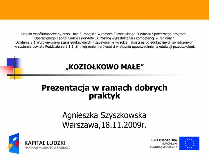 Usługi kojarzeń ppt