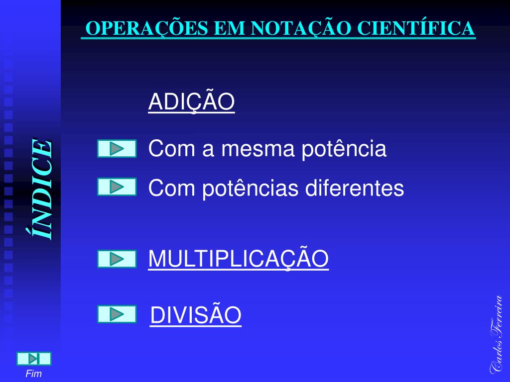 Notação Científica: Multiplicação e Divisão 