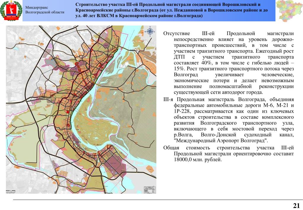 Генплан волгограда
