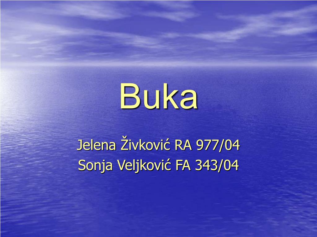 PPT - Buka PowerPoint Presentation, free download - ID:5012491