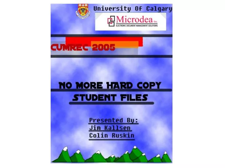 university of calgary presentation template