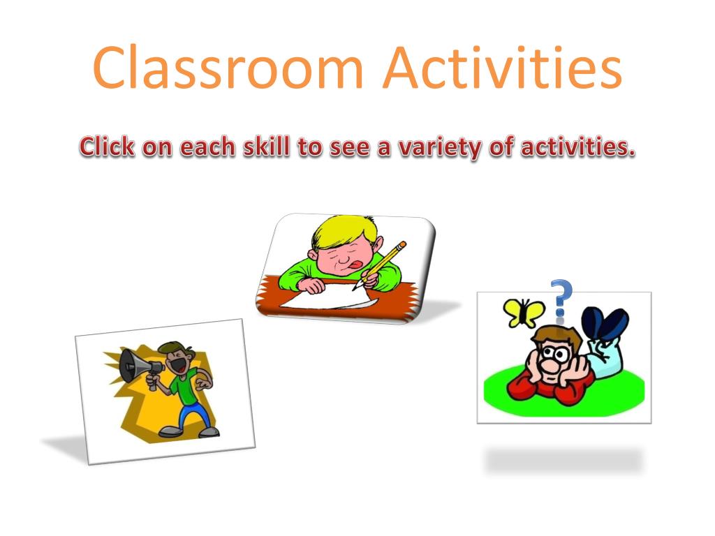 presentation on classroom activities