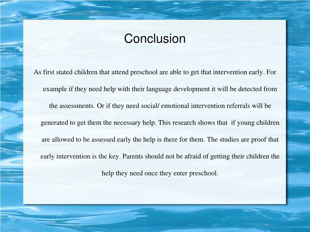 action research conclusion sample