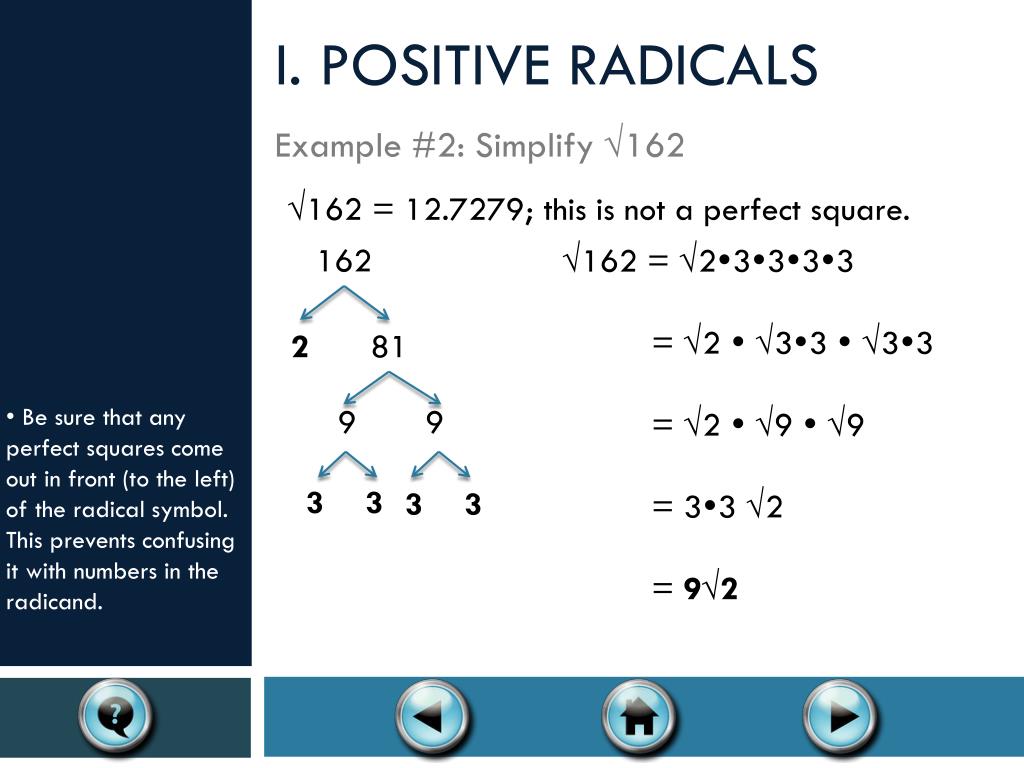 Square Root 162 Simplified Master The Art Of Simplifying Radicals