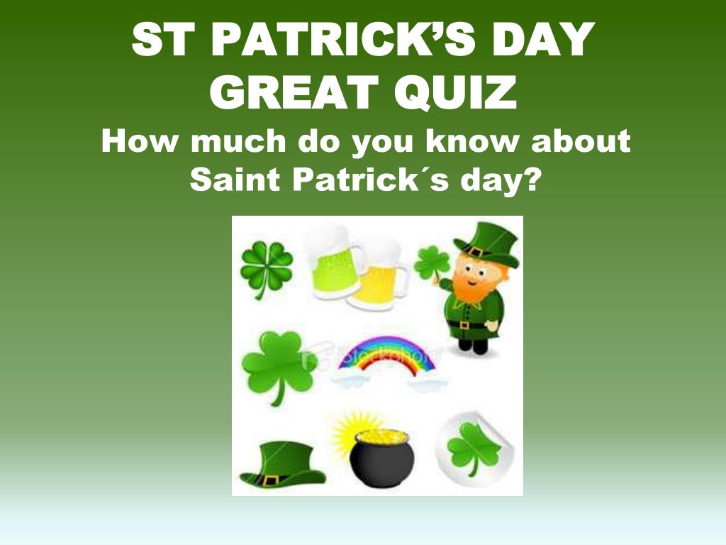 St. Patrick's Day Quiz