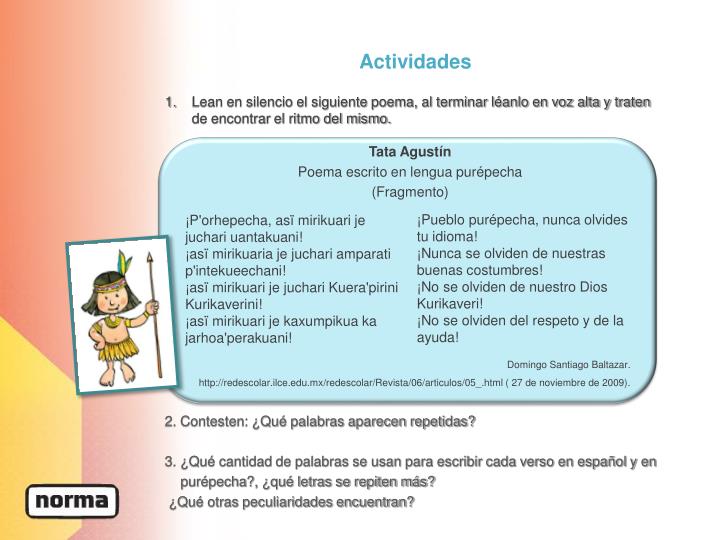 PPT Rimas y adivinanzas en lengua indígena PowerPoint