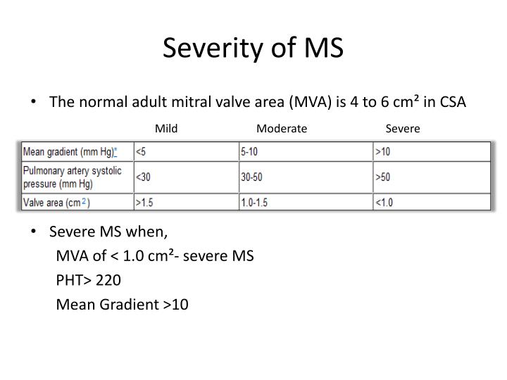 Msvt Score PPT - Echocardiographic assessment of stenotic valvular lesions ...