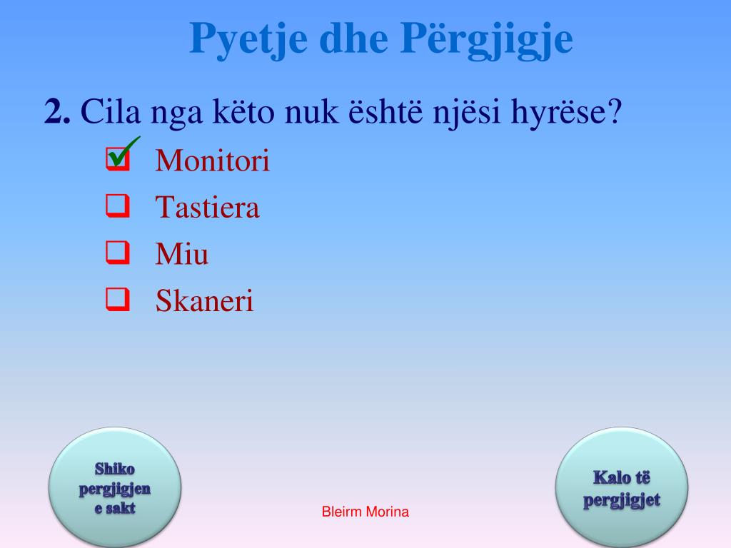 pyetje