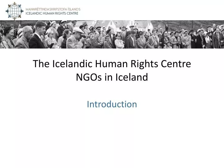 the icelandic human rights centre ngos in iceland n.