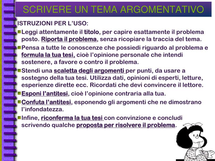 PPT IL TESTO ARGOMENTATIVO PowerPoint Presentation ID5024038