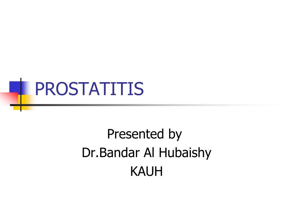 classification of prostatitis ppt)