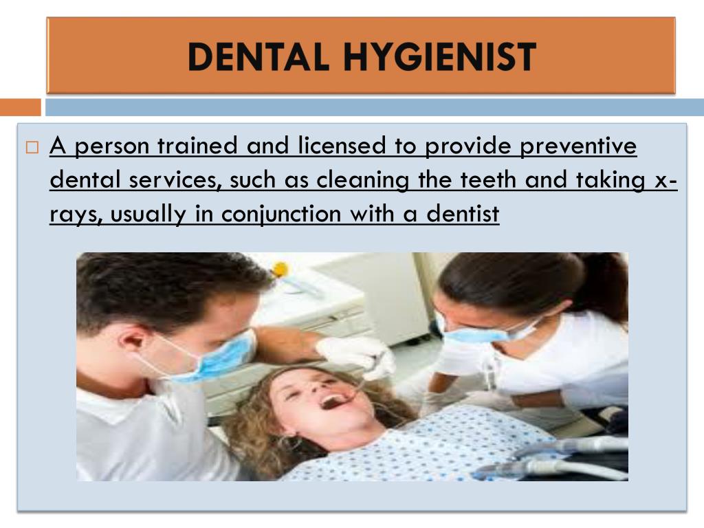 dental hygiene case presentation