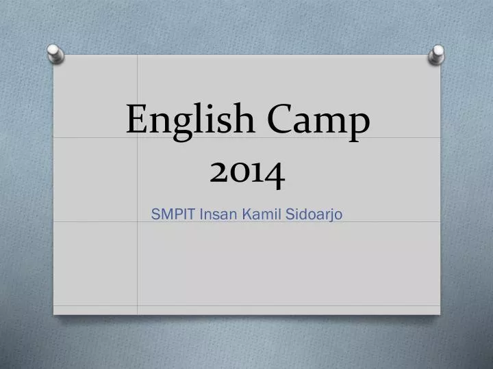 english camp 2014 n.