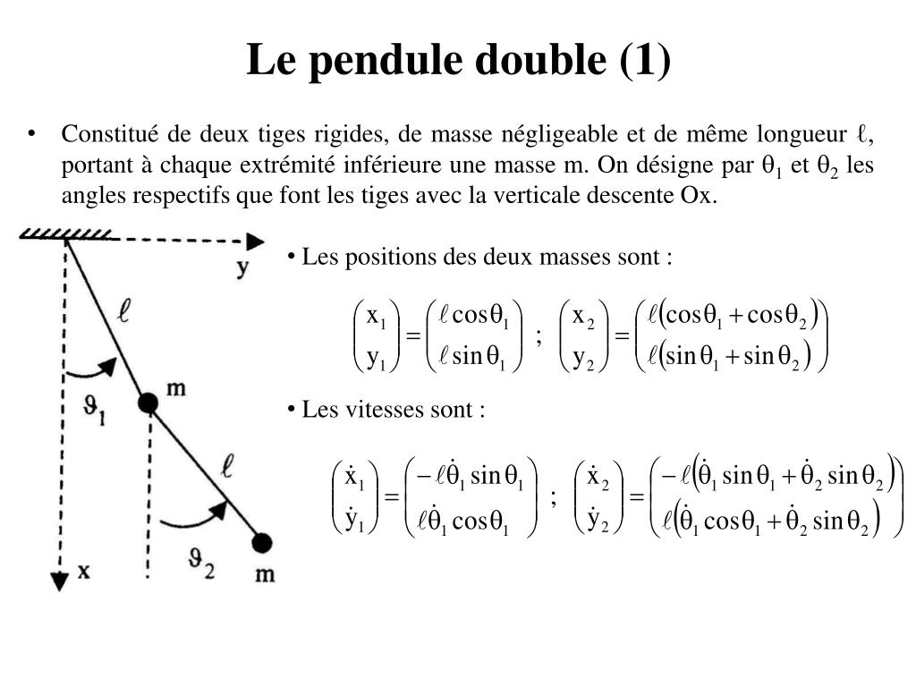Pendule double