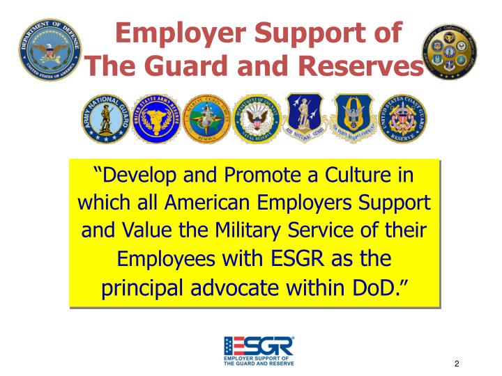 PPT - ESGR and USERRA PowerPoint Presentation - ID:5028458