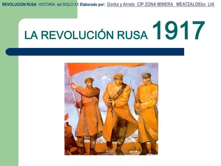 PPT LA REVOLUCI N RUSA 1917 PowerPoint Presentation Free Download ID 5030846