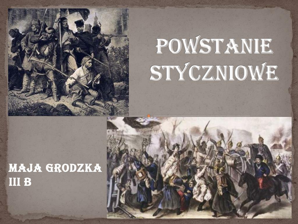 Powstanie Styczniowe Przyczyny Przebieg Skutki PPT - POWSTANIE STYCZNIOWE PowerPoint Presentation, free download - ID