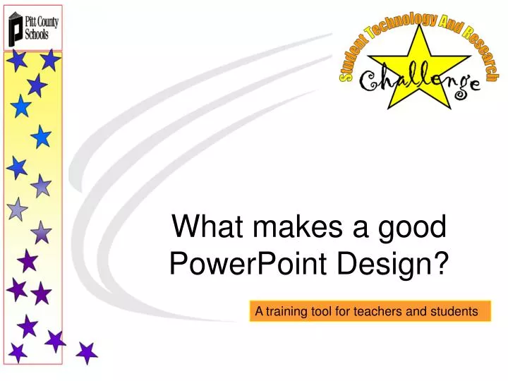 what makes a good powerpoint design n.