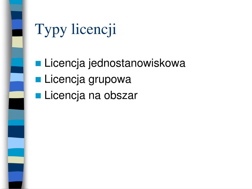 Grupowa Licencja Oprogramowania Microsoft To Licencja Typu PPT - Rodzaje umów licencyjnych dla oprogramowania komputerowego