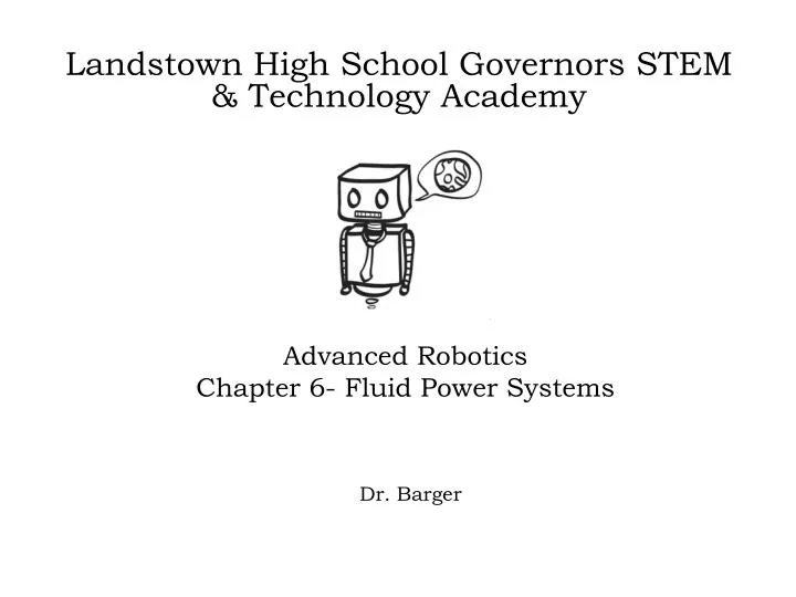 PPT Landstown High School Governors STEM & Technology Academy