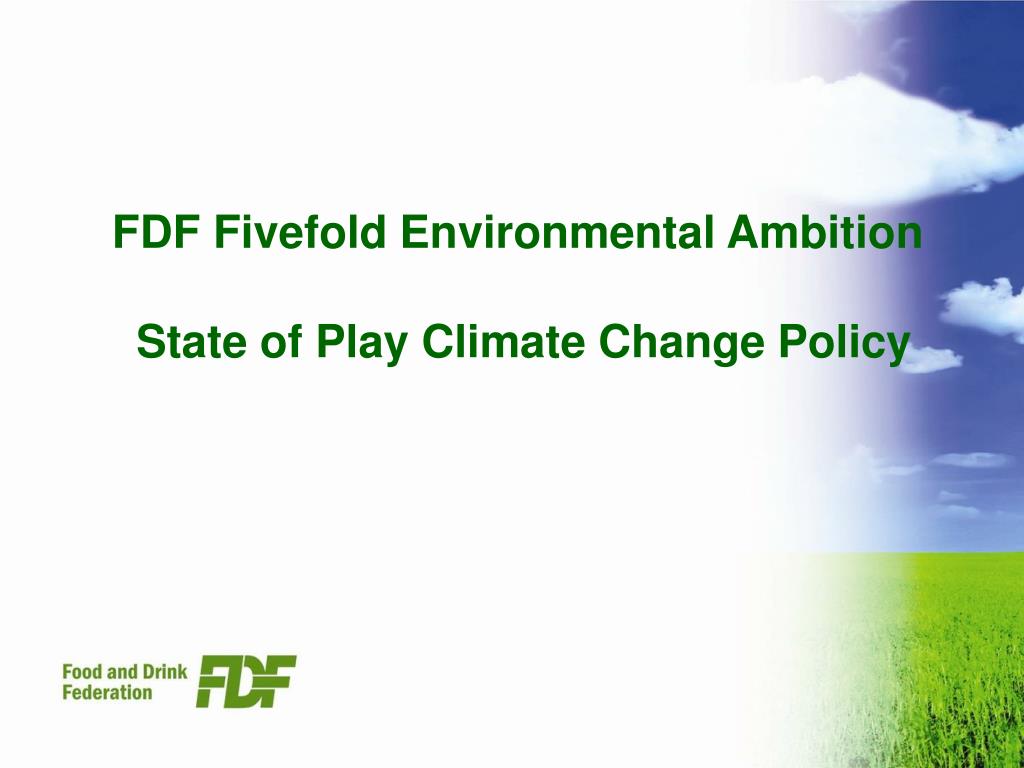 Stephen Reeson PPT - The Food & Drink Innovation Network Sustainability Tune-In 25 th ...