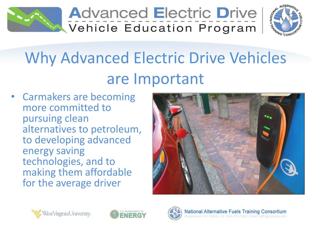 PPT AED 101 Introduction to Advanced Electric Drive Vehicles