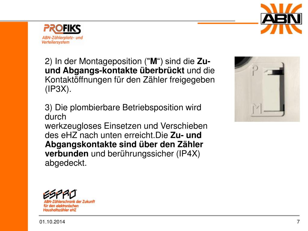 PPT - ESPRO Der Zählerschrank der Zukunft PowerPoint Presentation, free  download - ID:5037044