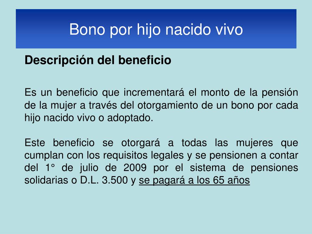 PPT - Nuevo Pilar Solidario y Bono por Hijo PowerPoint Presentation, free  download - ID:5037981