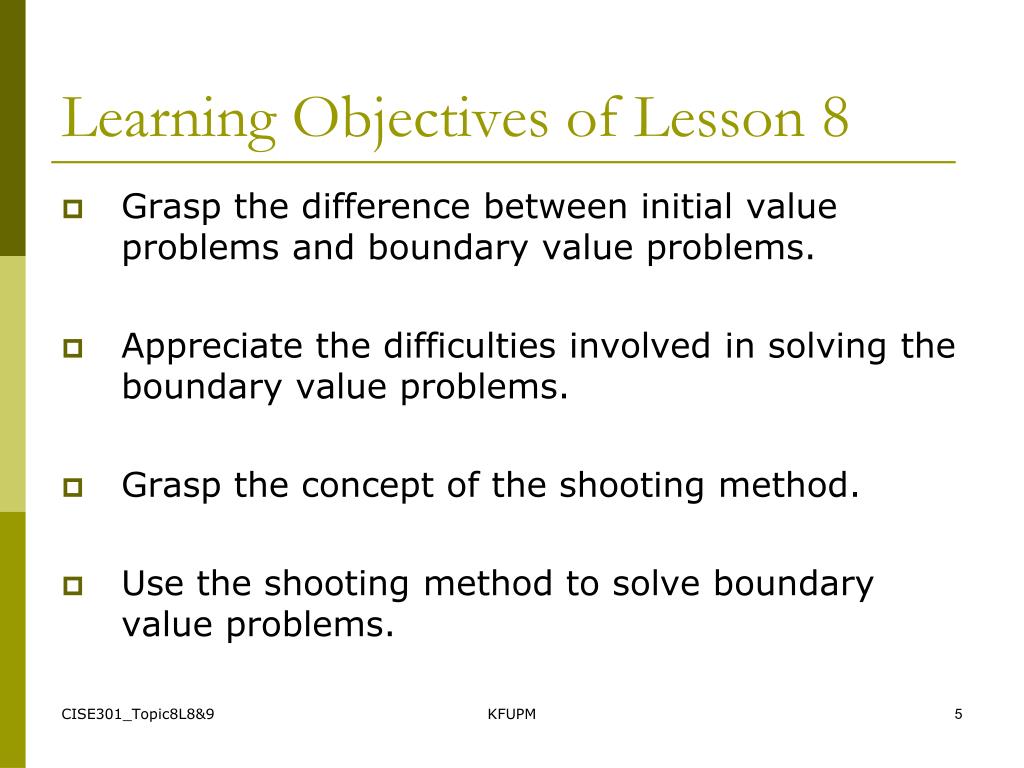 PPT - SE301: Numerical Methods Topic 8 Ordinary Differential Equations