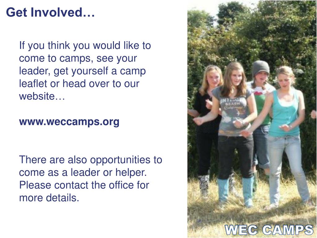 Ppt Wec Camps Powerpoint Presentation Free Download Id 5040155