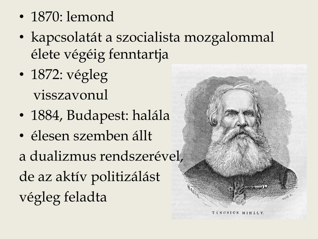 PPT - Táncsics Mihály PowerPoint Presentation, free download - ID:5041107