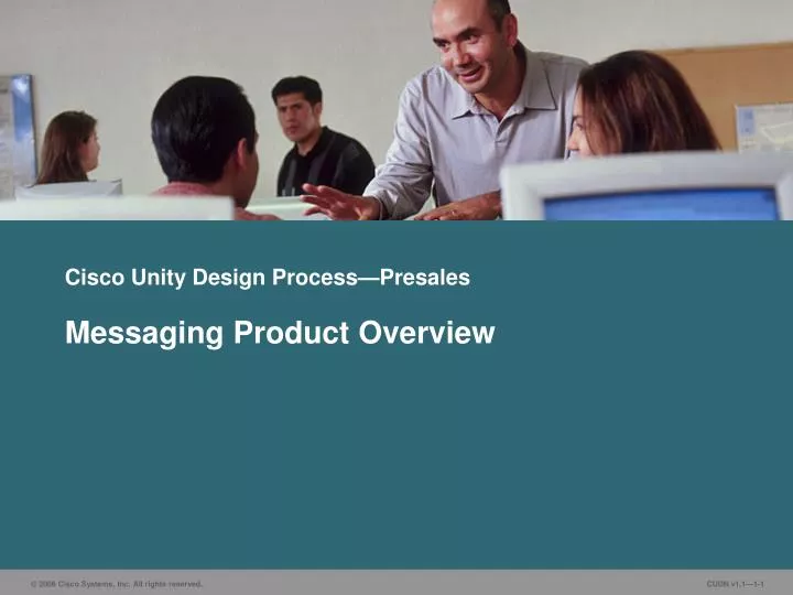 cisco unity design process presales n.