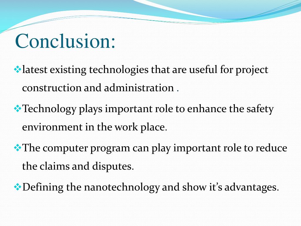 essay about technology conclusion