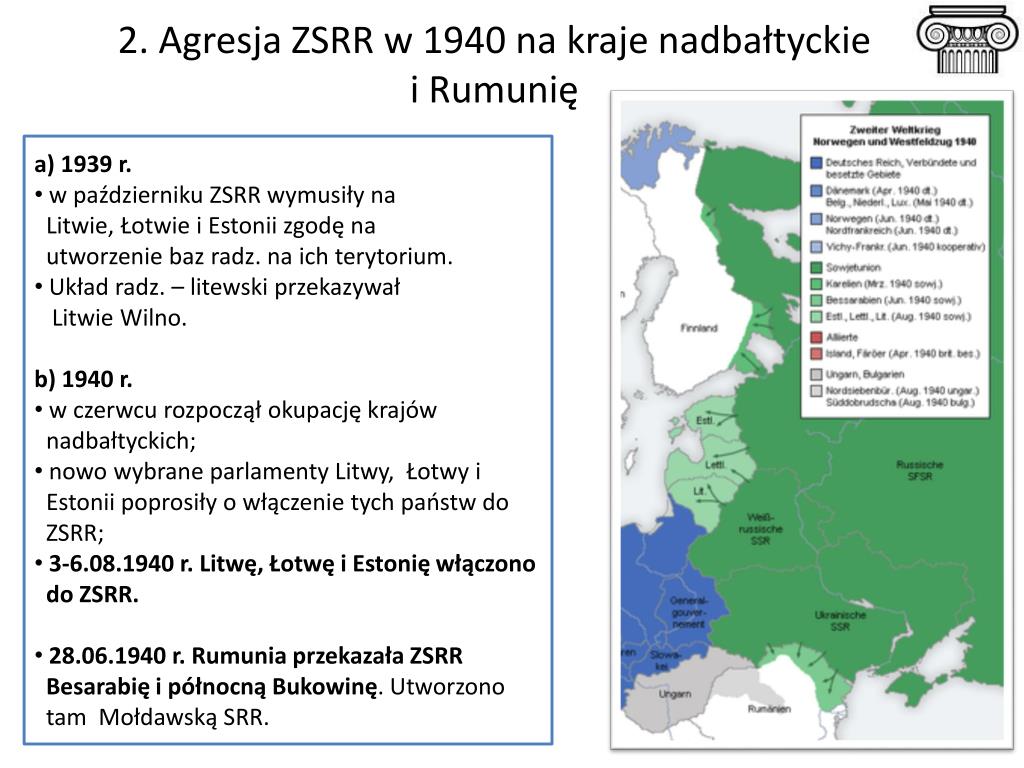 Podbuj Europy Przez Hitlera I Stalina PPT - Dział III. II WOJNA ŚWIATOWA 2. Podbój Europy przez Hitlera i