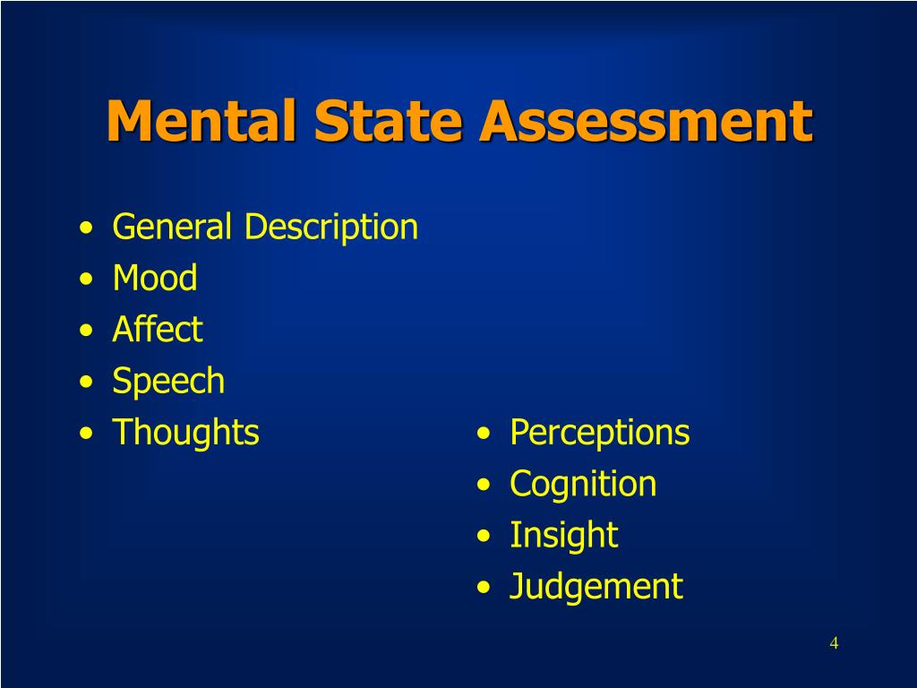 Mental State examples. General description. Monarchical States ppt.