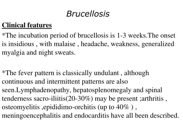 brucellosis n.