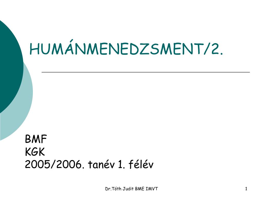 PPT - HUMÁNMENEDZSMENT/2. PowerPoint Presentation, free download -  ID:5047040