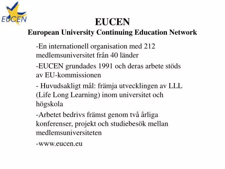 eucen european university continuing education network n.