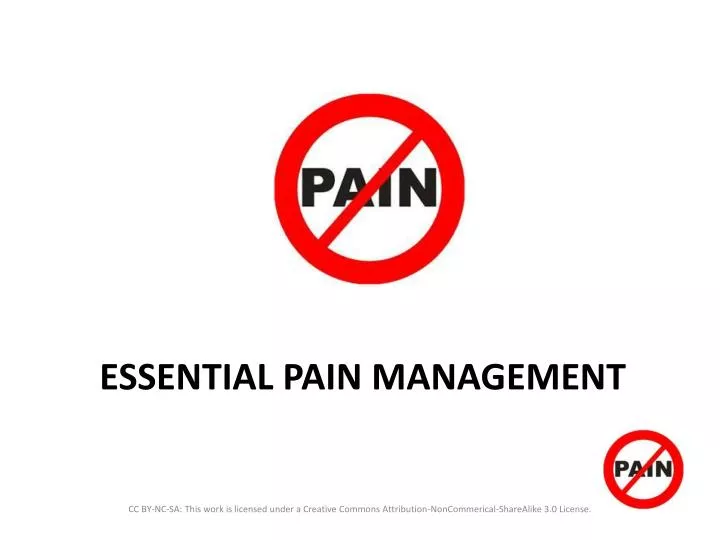 essential pain management n.