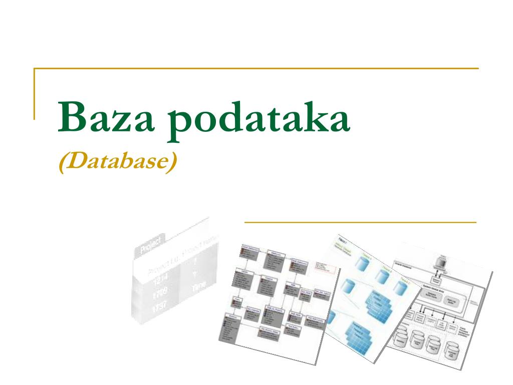 PPT - Baza Podataka (Database) PowerPoint Presentation, Free Download ...